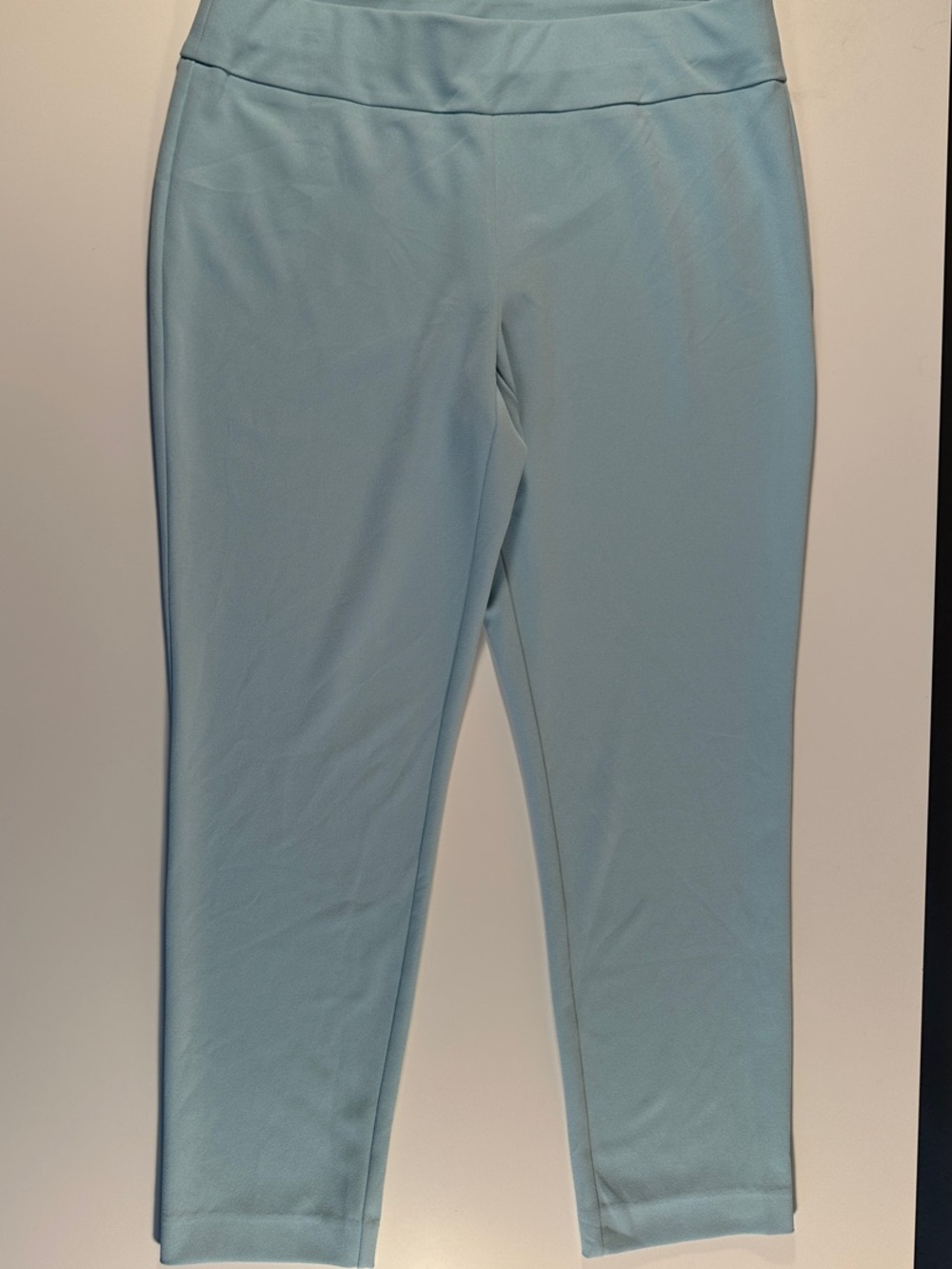 Nine West Women's Pull On Crepe Pants lBlue Meadow large